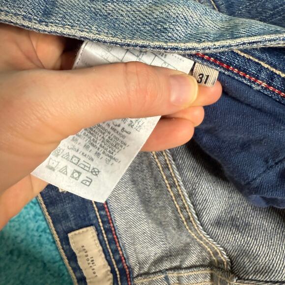 Vintage Guess Jeans Women’s 31 – Robertson Slim Tapered – Blue Denim Y2K - Picture 12 of 16